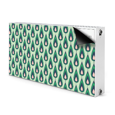 Magnetic radiator mat Green tears