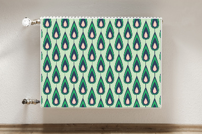 Magnetic radiator mat Green tears