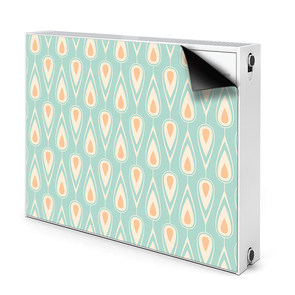 Magnetic radiator mat Retro pattern