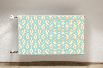 Magnetic radiator mat Retro pattern