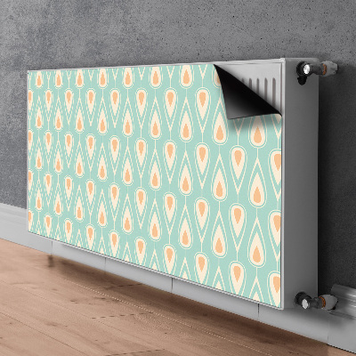 Magnetic radiator mat Retro pattern