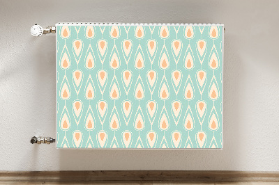 Magnetic radiator mat Retro pattern