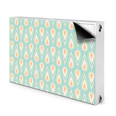 Magnetic radiator mat Retro pattern