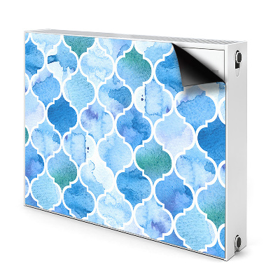 Magnetic radiator mat Moroccan pattern