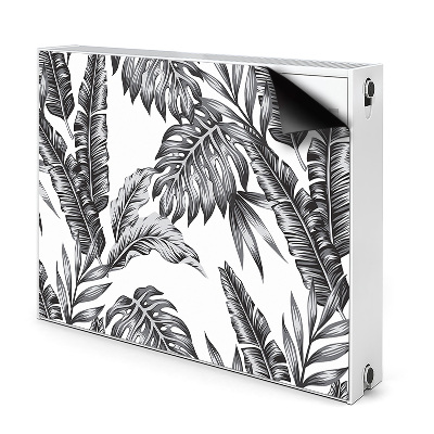 Magnetic radiator cover Palm leaves