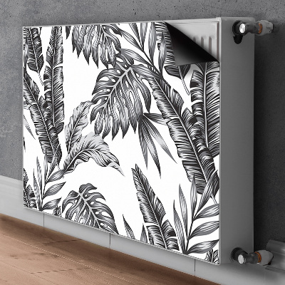 Magnetic radiator cover Palm leaves