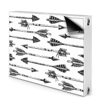 Decorative radiator cover Arrows