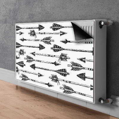 Decorative radiator cover Arrows