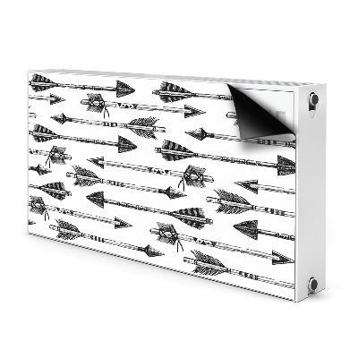 Decorative radiator cover Arrows