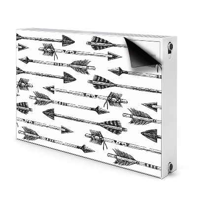 Decorative radiator cover Arrows