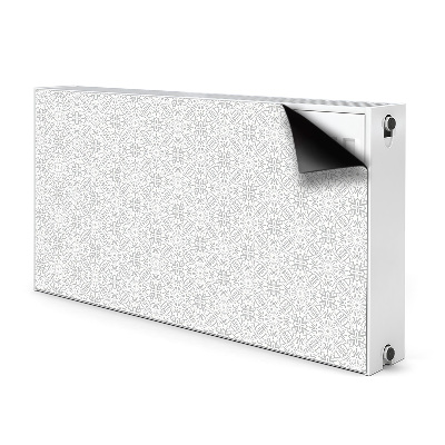 Printed radiator mat Floral ornament