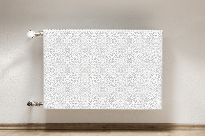 Printed radiator mat Floral ornament