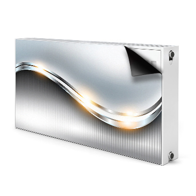 Decorative radiator mat Silver passage