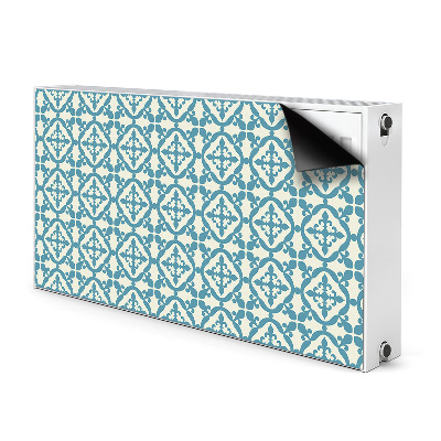 Magnetic radiator mat Green pattern