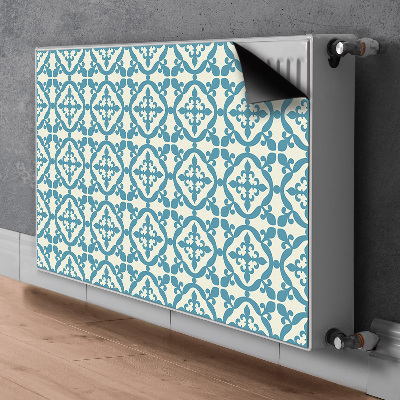 Magnetic radiator mat Green pattern