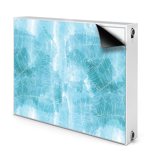 Magnetic radiator mat Tropical pattern