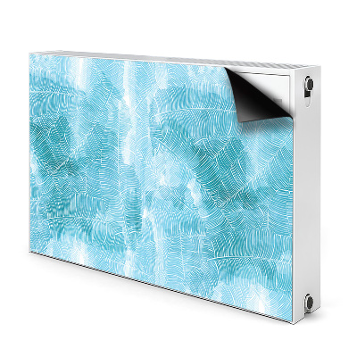 Magnetic radiator mat Tropical pattern