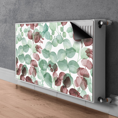 Printed radiator mat Floral pattern