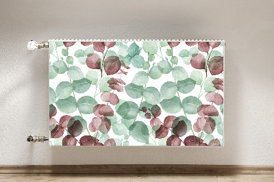 Printed radiator mat Floral pattern