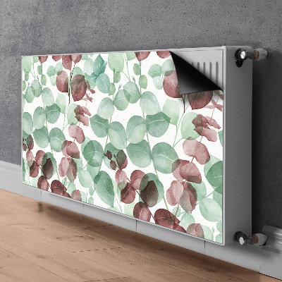 Printed radiator mat Floral pattern