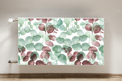 Printed radiator mat Floral pattern