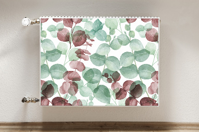 Printed radiator mat Floral pattern