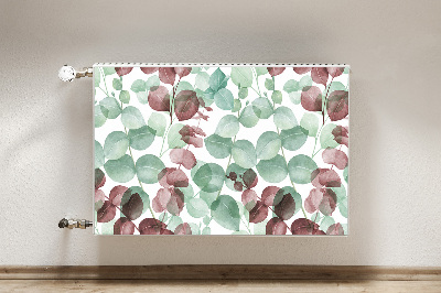 Printed radiator mat Floral pattern