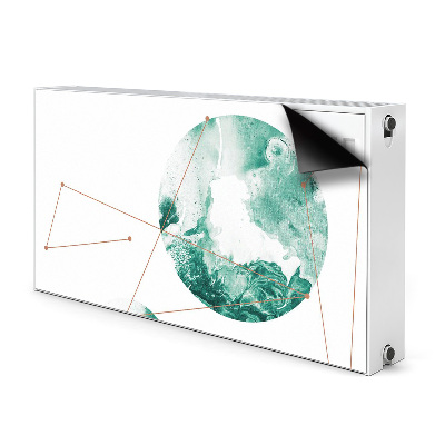 Magnetic radiator cover Marble moons