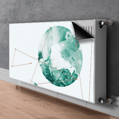 Magnetic radiator cover Marble moons