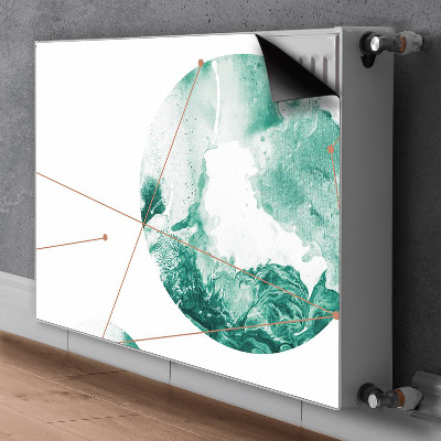 Magnetic radiator cover Marble moons