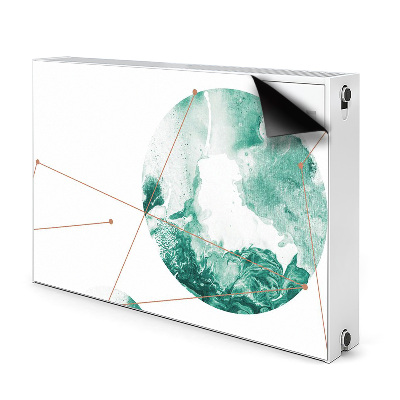 Magnetic radiator cover Marble moons