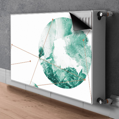 Magnetic radiator cover Marble moons