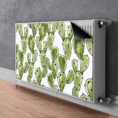 Decorative radiator cover Boho cactus