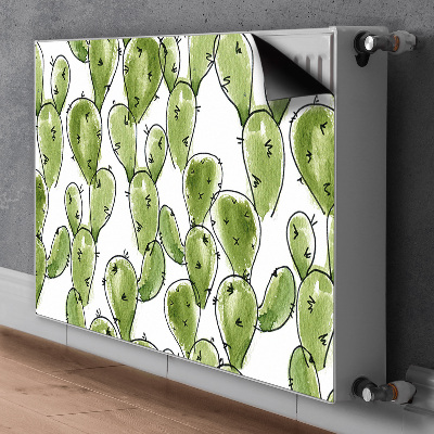 Decorative radiator cover Boho cactus