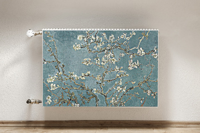 Printed radiator mat Cherry Blossom