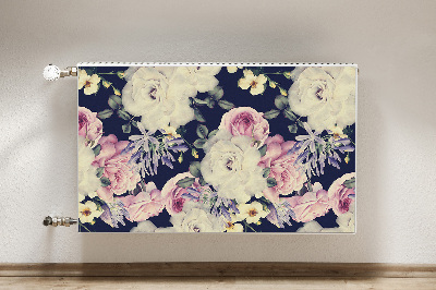 Radiator cover Baroque flowers