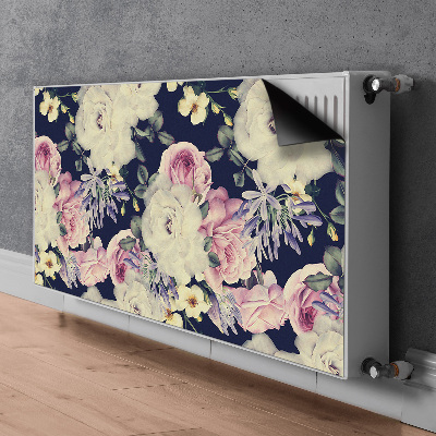 Radiator cover Baroque flowers