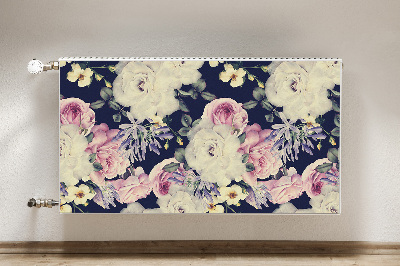 Radiator cover Baroque flowers