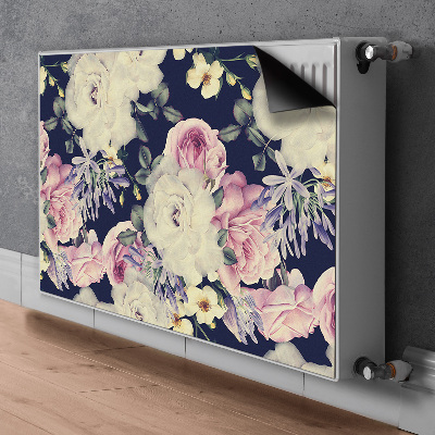 Radiator cover Baroque flowers