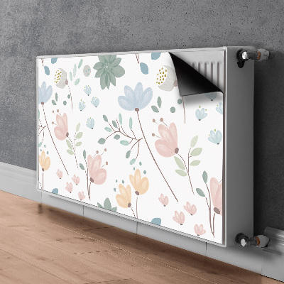 Printed radiator mat Spring flowers