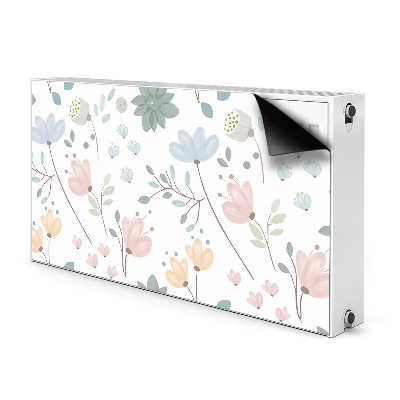 Printed radiator mat Spring flowers