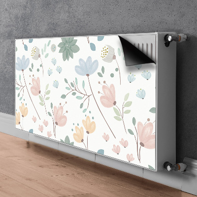 Printed radiator mat Spring flowers