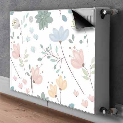 Printed radiator mat Spring flowers