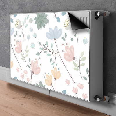 Printed radiator mat Spring flowers