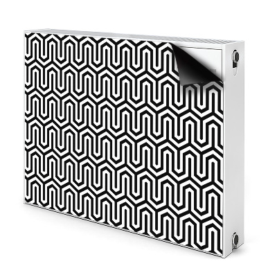 Magnetic radiator mat Geometric pattern