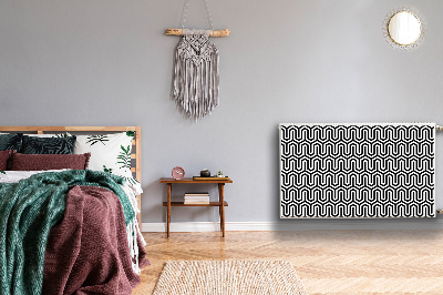 Magnetic radiator mat Geometric pattern