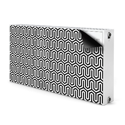 Magnetic radiator mat Geometric pattern