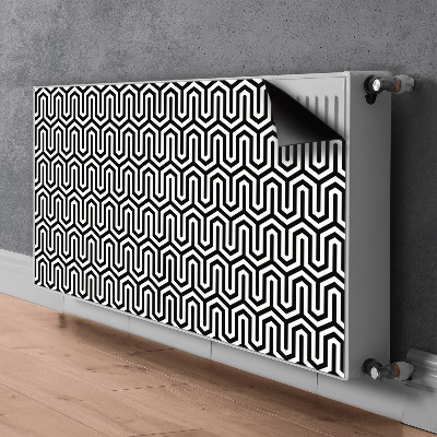 Magnetic radiator mat Geometric pattern