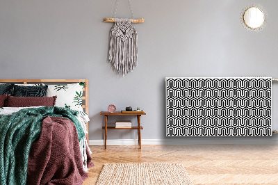 Magnetic radiator mat Geometric pattern