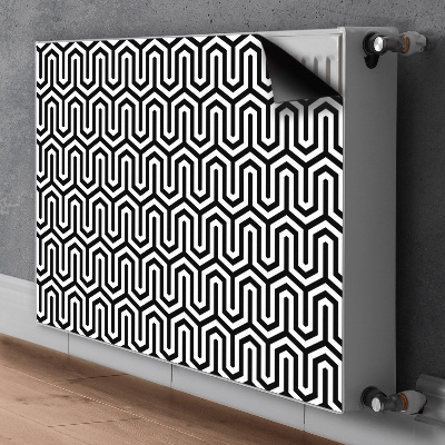 Magnetic radiator mat Geometric pattern